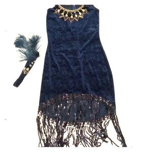 Dream girl 1920s Flapper Dress